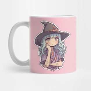 Witch cartoon pretty Mug